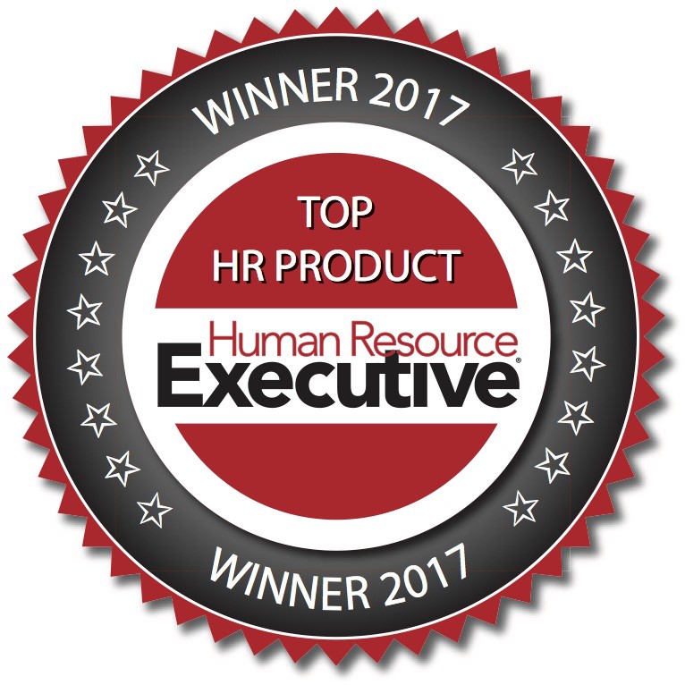 Winner's seal 2017 Top HR Product Human Resources Executive