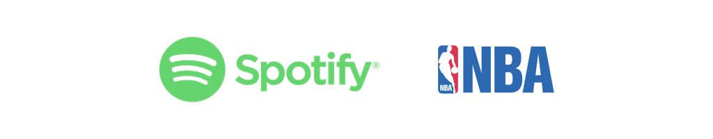 Spotify and NBA logo