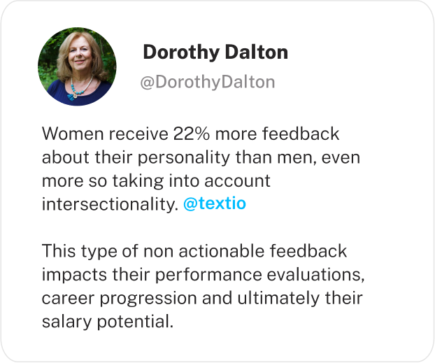 Dorothy Dalton tweet