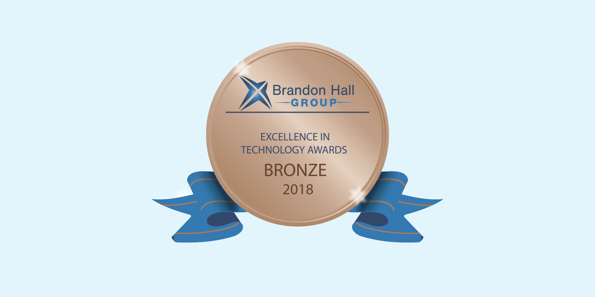 Brandon Hall group excellence in technology awards bronze 2018