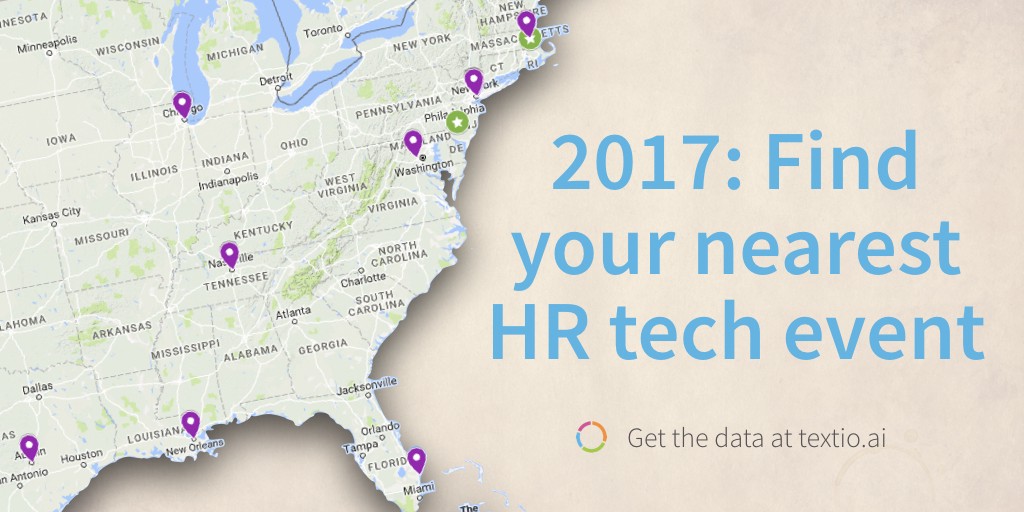 2017 Find your nearest HR tech event