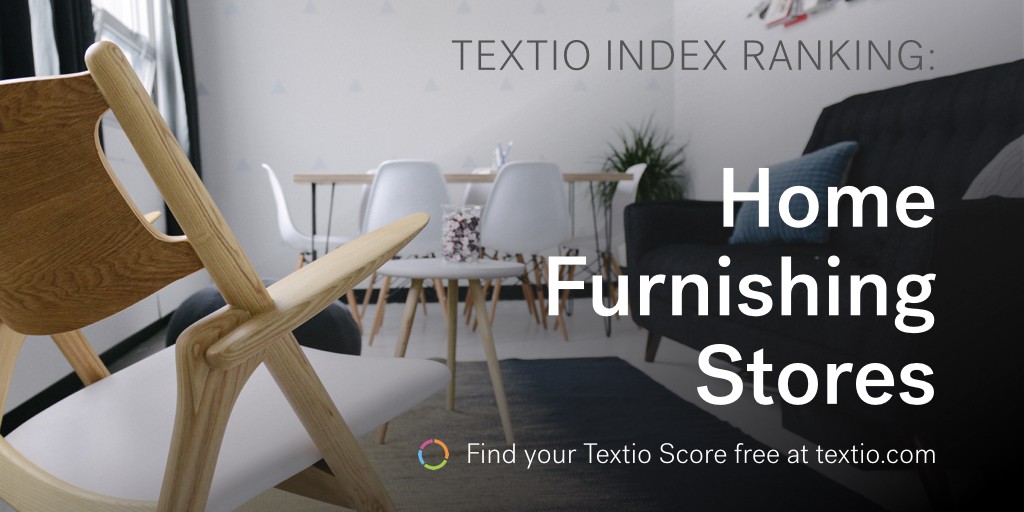 Picture of furnished room. Textio Index Ranking: Home Furnishing Stores. Find your Textio Score free at textio.com