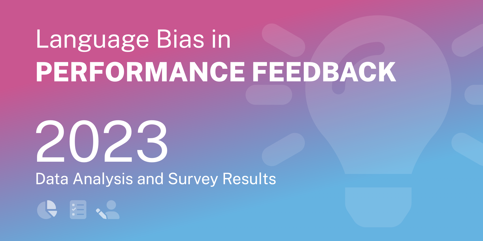 Textio's 2023 Language bias in Performance Feedback report