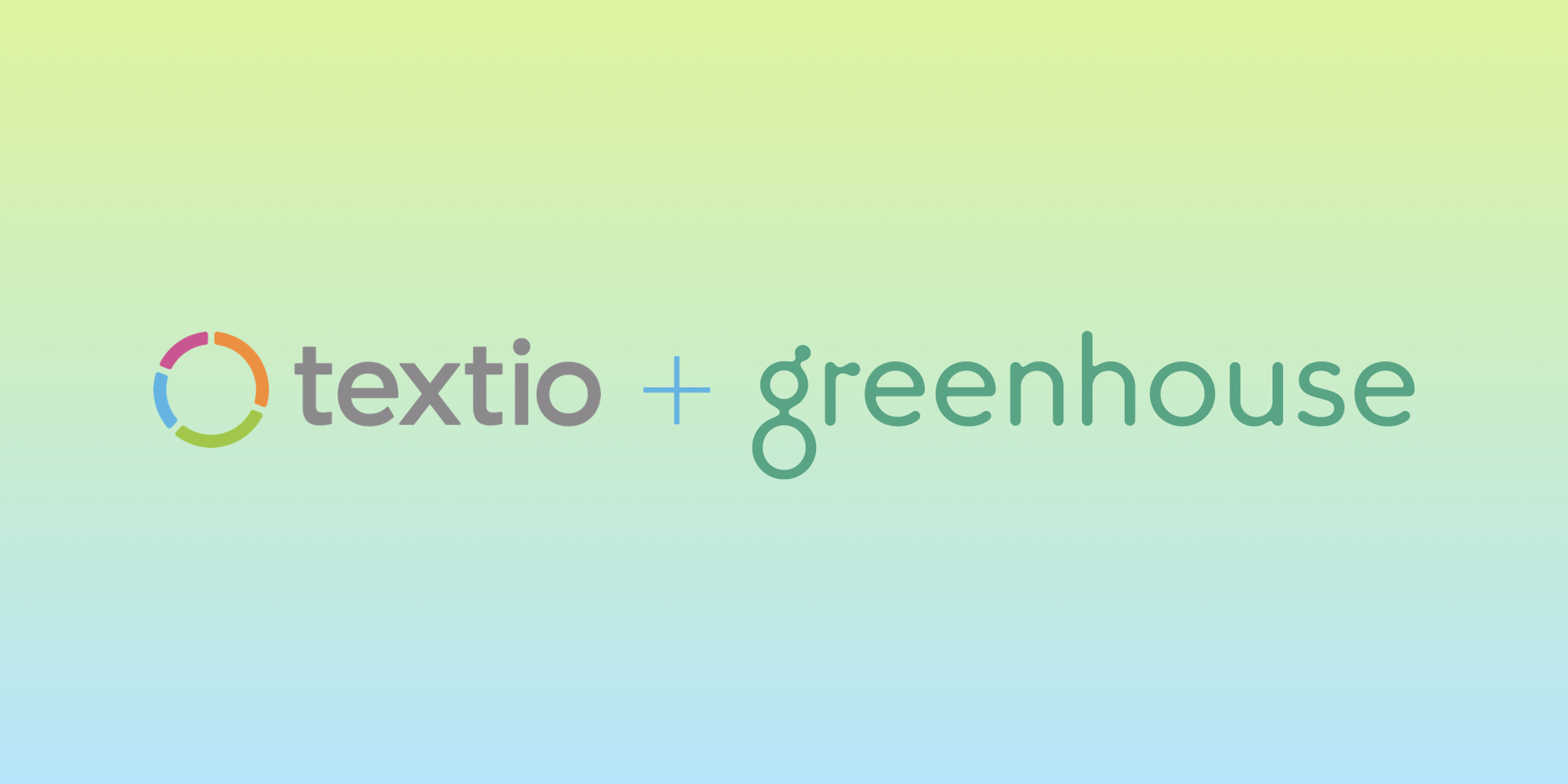 textio and greenhouse logos